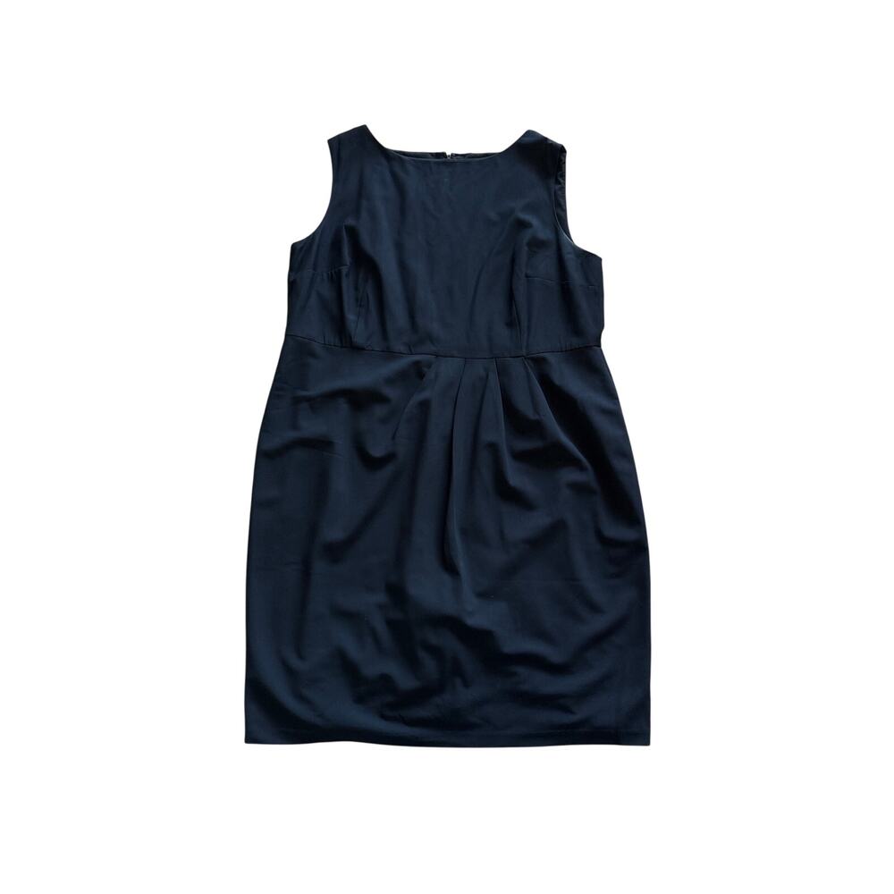 Jones New York Collection Woman Black Sheath Dress Stretch
